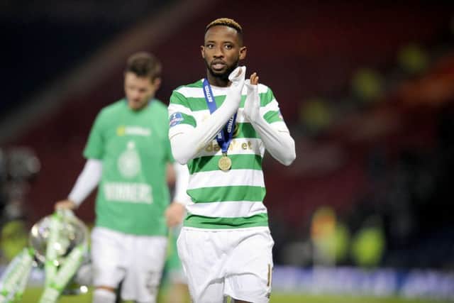 Celtic striker Moussa Dembele. Picture: Michael Gillen