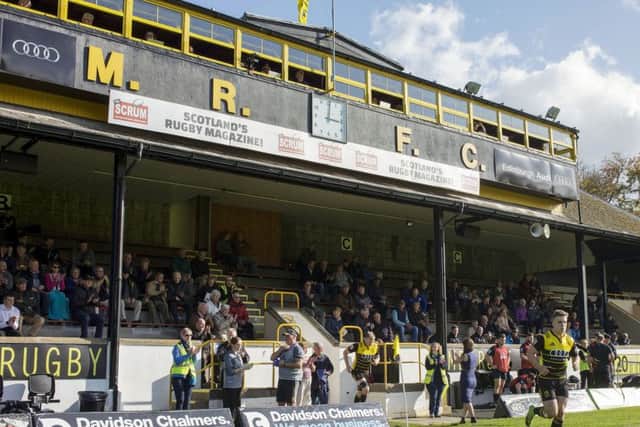 Melrose's Greenyards ground. Picture: Graham Stuart/SNS