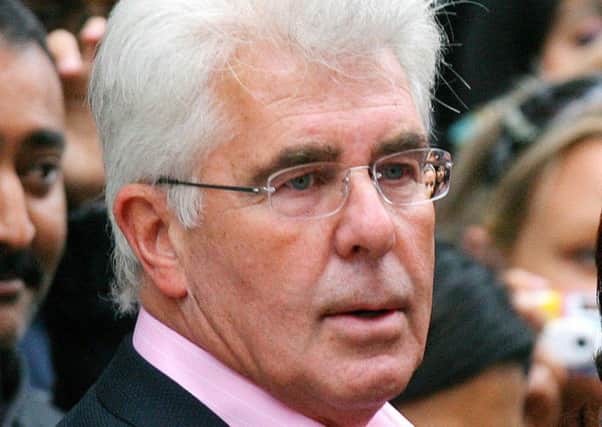 Former british publicist Max Clifford. Picture: AFP/Getty