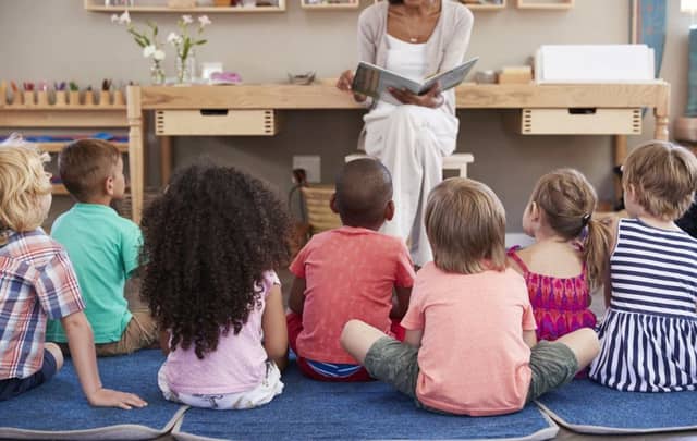 The average primary school class size is 23.5, but primary PTR is 16.6.
