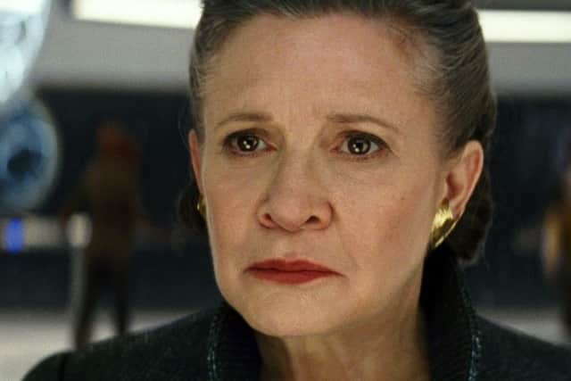 Carrie Fisher as General Leia in Star Wars: The Last Jedi PIC: Lucasfilm / AP
