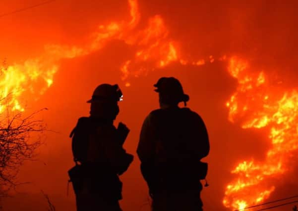 The fire has destroyed almost 800 structures. Picture; AP