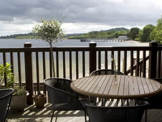 A view from a room at Lodge on the Loch hotel, Loch Lomond. Picture: submitted