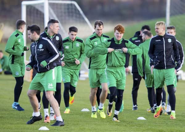 Hibs will spend a week in the Algarve as part of the winter training plans. Picture: SNS Group