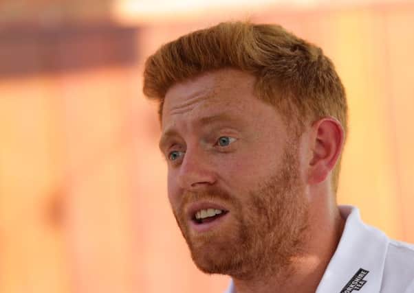 England's Jonny Bairstow speaks to the media in Perth. Picture: Will Russell/Getty Images