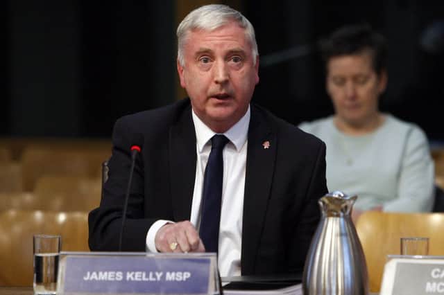James Kelly MSP. Picture: Scottish Parliament