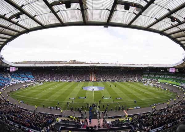 The future of historic Hampden Park as a major football stadium is at stake. Picture: Ross Parker/SNS