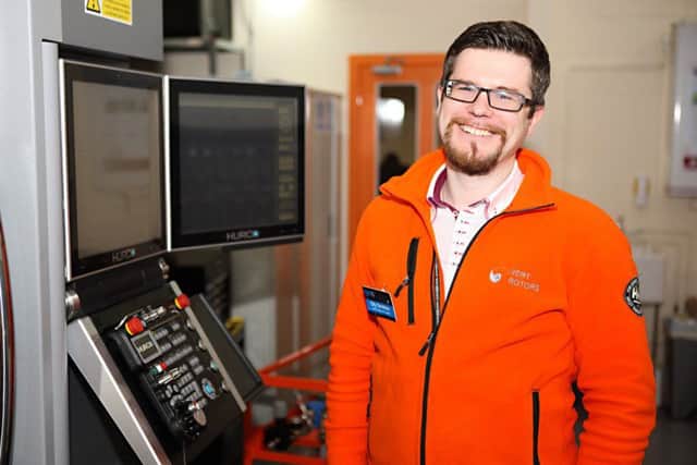 Olly Dmitriev founded Edinburgh-based Vert Rotors in 2013. Picture: Contributed