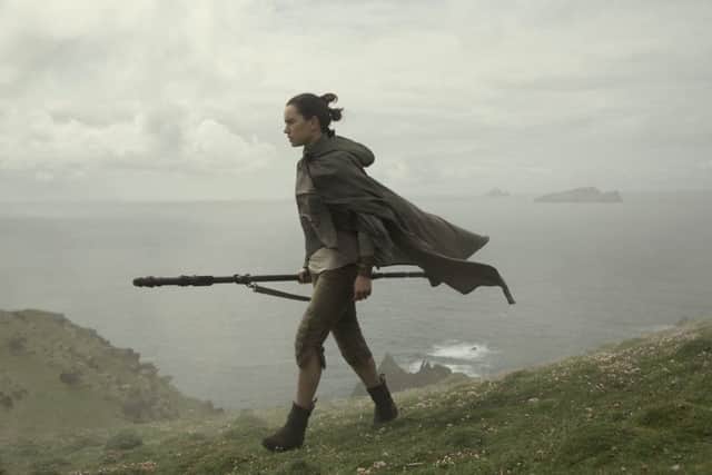 Daisy Ridley as Rey in Star Wars: The Last Jedi PIC: David James / Lucasfilm Ltd