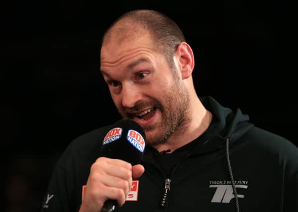 Tyson Fury is free to return to the ring. Picture: PA