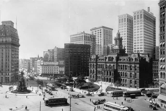 Detroit around 1920. PIC: Copyright United States Library of Congress.