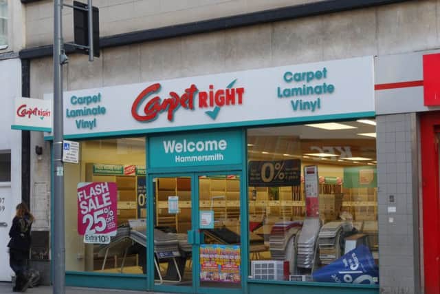 A Carpetright store in London. Picture: Wikimedia Commons