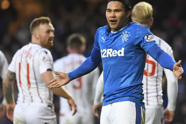 Could Carlos Pena be on his way out of Rangers? Picture: SNS Group