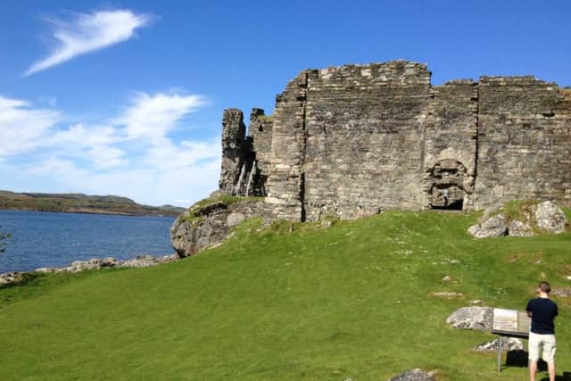 The castle in Knapdale, Argyll, dates to the 1100s. PIC: Creative Commons/Flickr/Christin Rondeau.