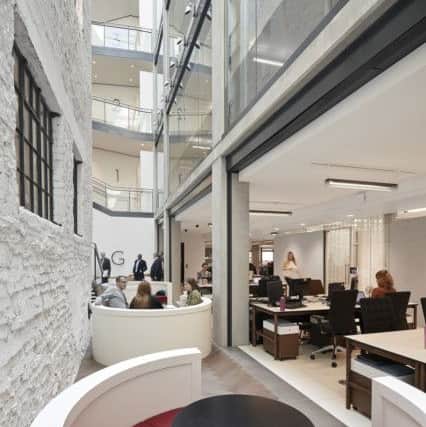 Good daylight will reduced lighting costs such as in this office in Chancery Lane, London