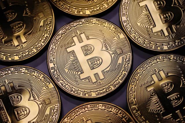 A collectable spin-off from the digital currency, which has no specie or notes. Picture: Dan Kitwood/Getty