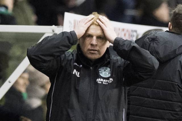 Hibernian manager Neil Lennon. Picture: SNS