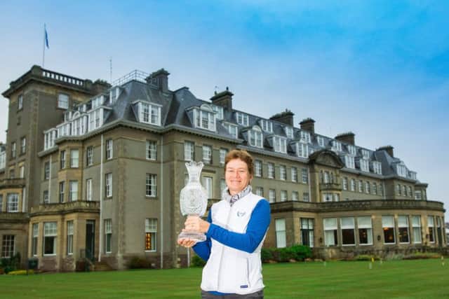 Captain Catriona on a visit to the Gleneagles, venue for the 2019 Solheim Cup. Picture: Tristan Jones