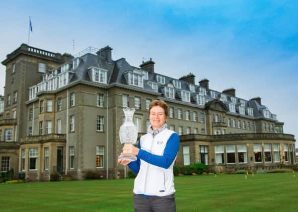 Captain Catriona on a visit to the Gleneagles, venue for the 2019 Solheim Cup. Picture: Tristan Jones