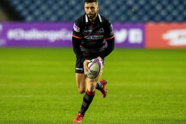 Sean Kennedy will start at scrum-half for Edinburgh against Krsasny Yar tonight. Picture: Ross Parker/SNS