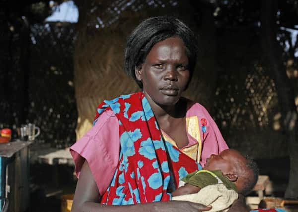 Aluel Ring is a single mother with four children. Her business is located in Northern Bahr el Ghazal where food scarcity has worsened. Inflation is high and her husband left her and the children.