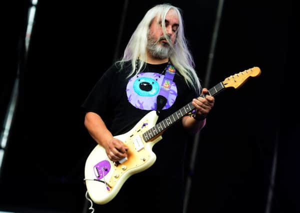 Frontman J Mascis was as taciturn as usual