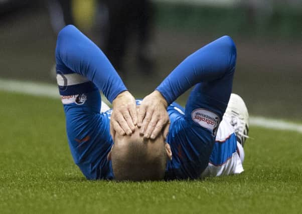 Kenny Miller injured his hamstring in the victory over Hibs. Picture: SNS