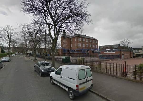 Crews were called to Scotstoun Primary School in Glasgow at 6.50am on Saturday. Picture: Google