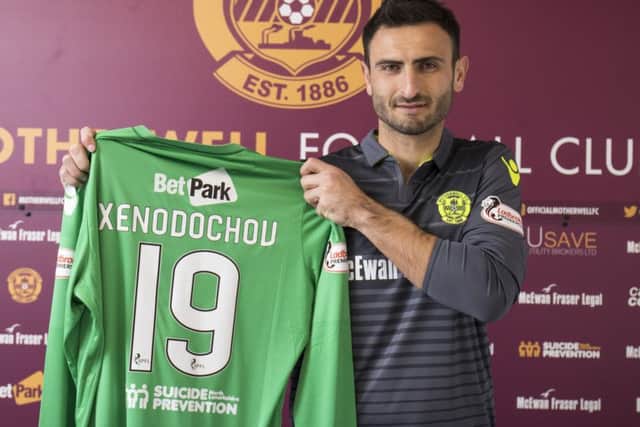 Motherwell have completed a short-term deal for Greek goalkeeper Gennadios Xenodochov. Picture: Motherwell FC