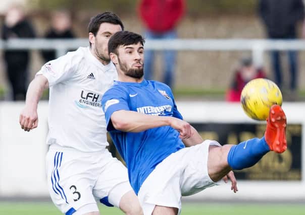 Montrose's Andrew Steeves completed the 3-0 win over Elgin City. Picture: SNS/Kenny Smith