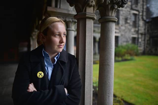 Mhairi Black,pictured before being elected at the age of 20. Picture: Getty