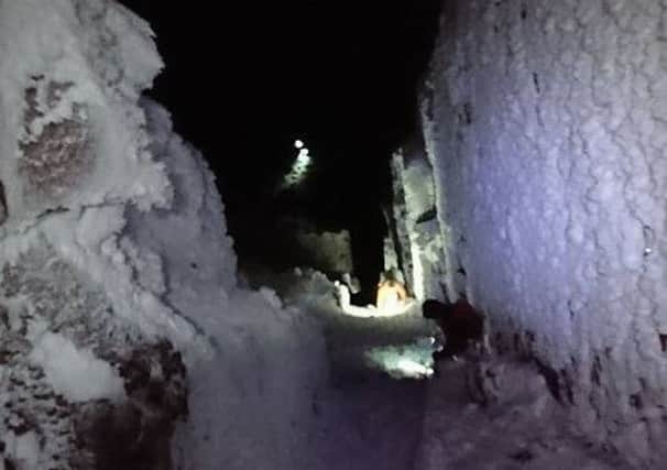 Twenty four members of Cairngorm Mountain Rescue team were called out. Picture: Contributed