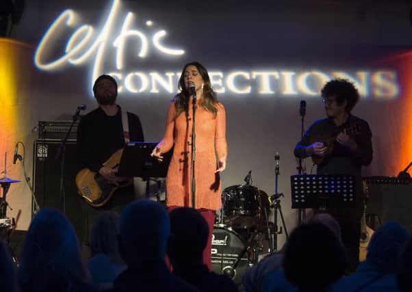 Roberta Sa performs as part of the Celtic Connections festival