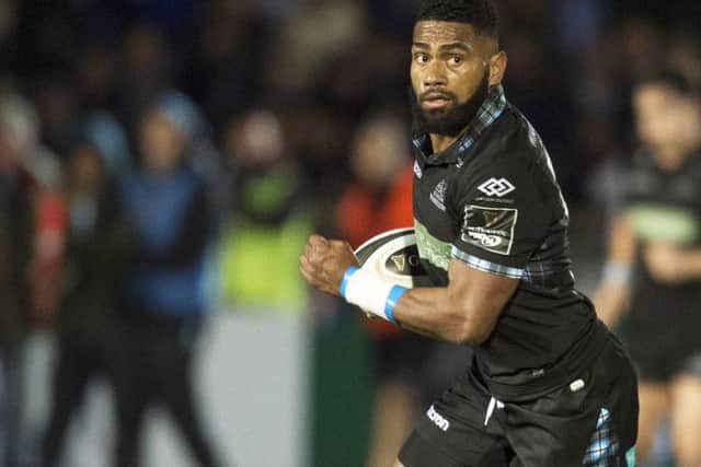 Niko Matawalu put in a fine performance in Glasgow's 31-21 win over Leinster last month. Picture: SNS Group