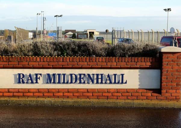 RAF Mildenhall is in lockdown. Picture: Chris Radburn/PA Wire