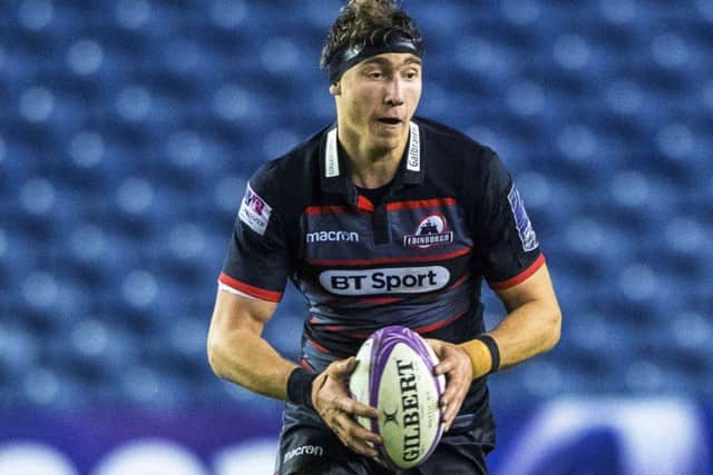 Jamie Ritchie in action for Edinburgh against Krasny Yar at Murrayfield. Picture: SNS Group