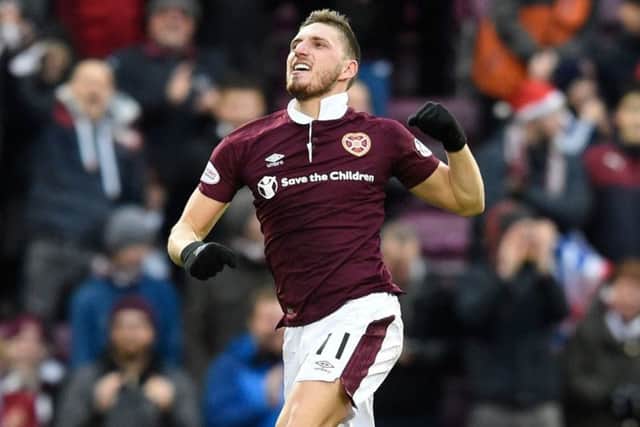 Man of the match David Milinkovic scored two and grabbed as assist as Hearts dismantled Celtic. Picture: PA