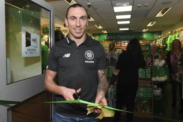 Scott Brown at the new Celtic store in Livingston. Picture: Craig Williamson/SNS