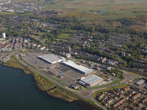 The 45m, 180,000 sq ft Port Glasgow Shopping Park is one of Ediston Real Estates projects. Picture: Ediston Real Estate.
