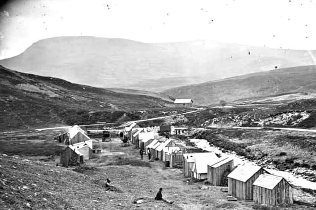The Kildonan gold rush at Baille an Or in 1868. Alex Johnston took four days to travel to the site by horse and cart. PIC: The Johnston Collection/The Wick Society.