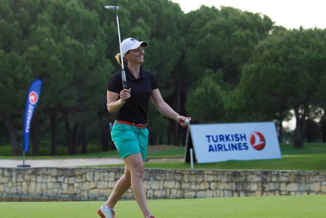 Vikki Laing is on course to secure full Ladies European Tour cards for next season. Picture: Tristan Jones/LET