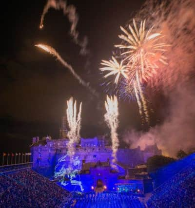 The 2017 Royal Military Tattoo, Edinburgh Castle. Picture: Ian Georgeson