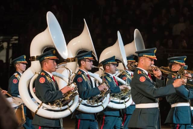 The 2017 Royal Military Tattoo, Japan Ground Self Defence Force Central Band. Picture: Ian Georgeson