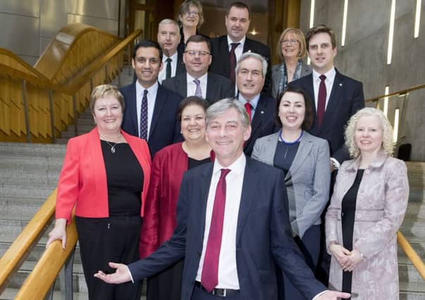 Scottish Labour Party leader Richard Leonard unveils his Shadow Cabinet (Picture: SWNS)