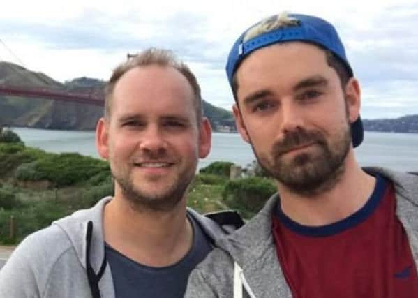 Richard Dyson and Simon Midgley were holidaying on the west coast of Scotland