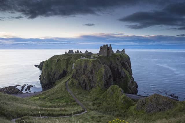 Dunnottars dramatic setting helped it to be voted one of the nation's most romantic castles
