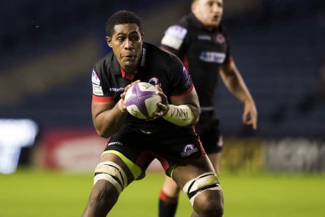 'Big Bill' Mata in action for Edinburgh. Picture: SNS Group