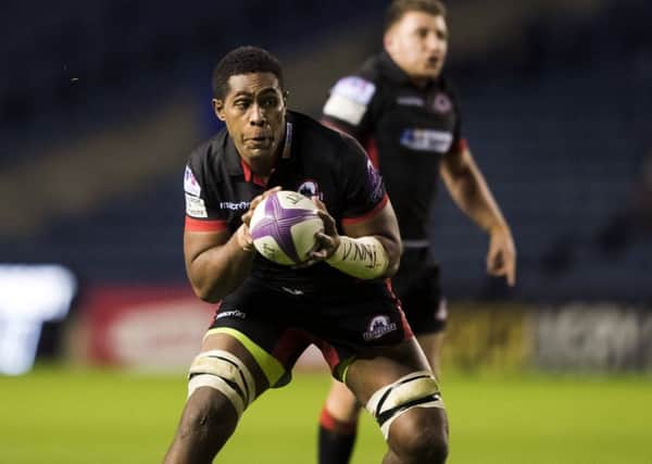 'Big Bill' Mata in action for Edinburgh. Picture: SNS Group