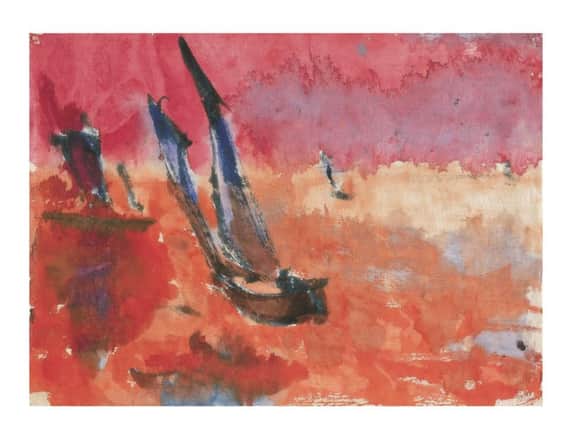 Junks, (red) by Emil Nolde will feature in Emil Nolde: Colour is Life at the Scottish National Gallery of Modern Art, Edinburgh, from 14 July until 21 October