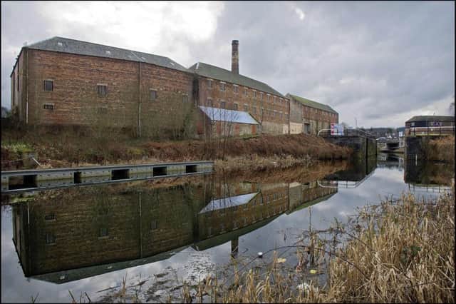 The Rosebank distillery, on the banks of the Forth & Clyde canal in Falkirk, ceased production in 1993. Now plans are afoot to reopen it. Picture: Michael Gillen